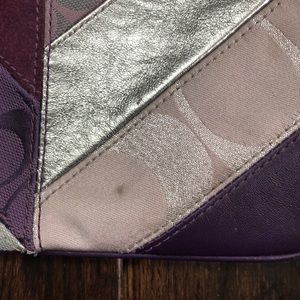 Coach Bags - Coach wristlet patchwork purple Coach Bags - Coach wristlet patchwork purple